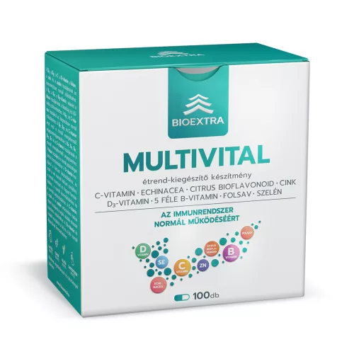 Bioextra multivital étrend-kiegészítő kapszula 100 db