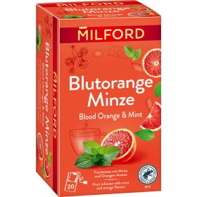 Milford vérnarancs-borsmenta ízű gyümölcstea 20x2g 40 g