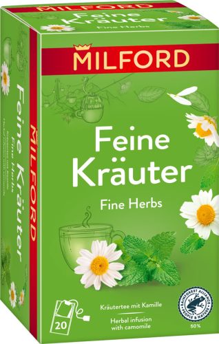 Milford gyógynövényes teakeverék, feine krauter 20x2g 40 g