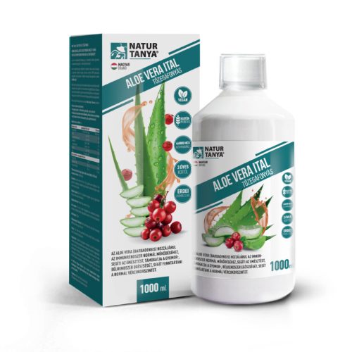 Natur Tanya aloe vera ital vörösáfonyás 1000 ml
