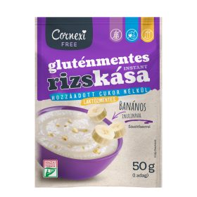   Cornexi gluténmentes rizskása banános hozzáadott cukor nélkül, édesítőszerekkel 50 g