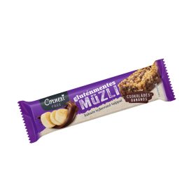   Cornexi gluténmentes müzliszelet csokoládés- banános, kakaós tejbevonó talppal 25 g
