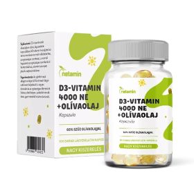 Netamin d3-vitamin 4000ne+olívaolaj kapszula 100 db