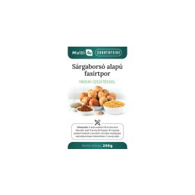   Multi 4u countryside sárgaborsó alapú fasírtpor indiai ízesítéssel 200 g
