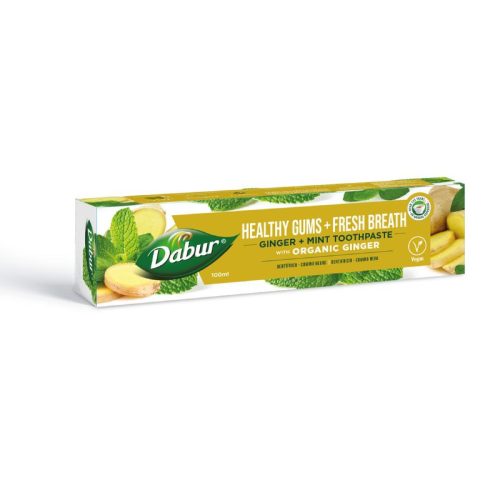 Dabur fogkrém fluoridmentes gyömbérrel és mentával 100 ml
