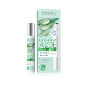   Eveline organic aloe+collagen hidratáló szemkontúr formázó roll-on 15 ml