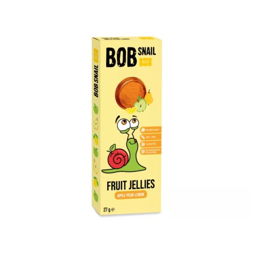 Bob Snail gyümölcstekercs alma-körte-citrom 27 g