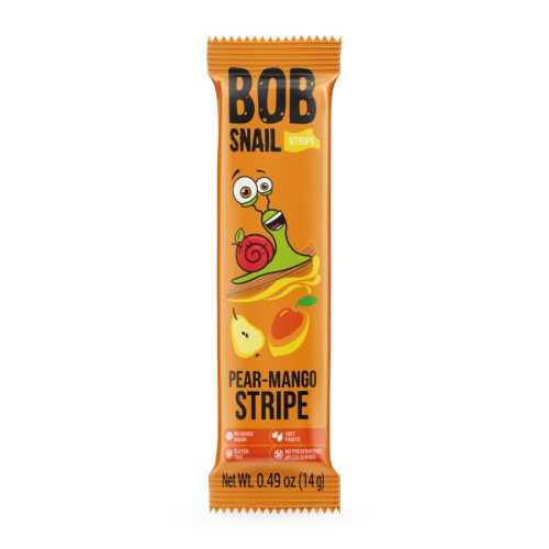 Bob Snail gyümölcstekercs körte-mangó 14 g
