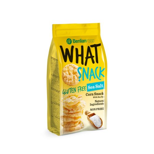 Benlian What snack gluténmentes puff. kukorica tengeri sós 50 g