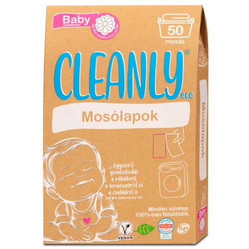 Cleanly eco mosólapok baby kamilla illattal 50 db