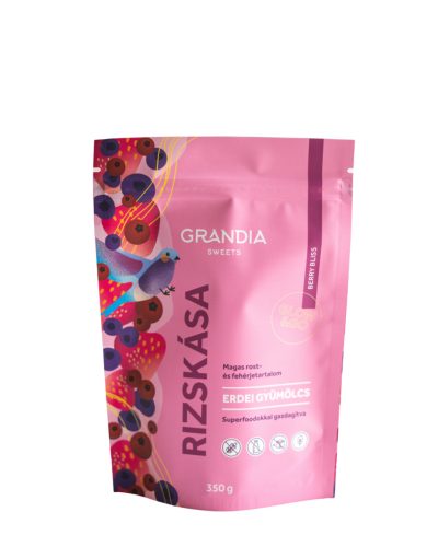 Grandia rizskása növényi fehérjével erdei gyümölcs 350 g