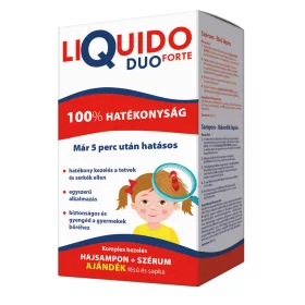   Liquido duoforte tetűírtó sampon + szérum 200+125ml 325 ml