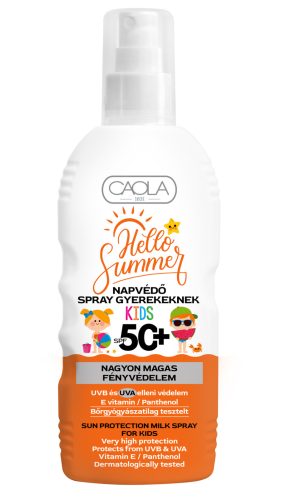 Caola hello summer napvédő spray for kids spf50+ 200 ml