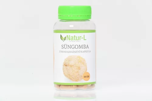 Natur-L süngomba prebiotikummal kapszula 60 db