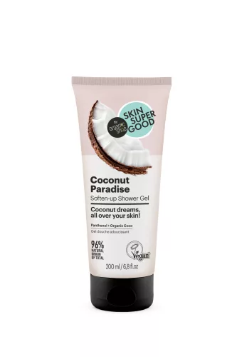 Skin Super Good “coconut paradise” puhító tusfürdő gél 200 ml