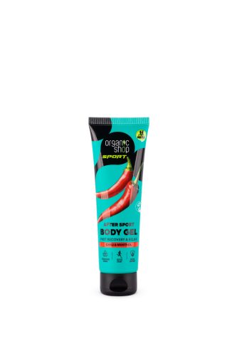 Organic Shop sportolás utáni gél chilivel és mentollal 75 ml