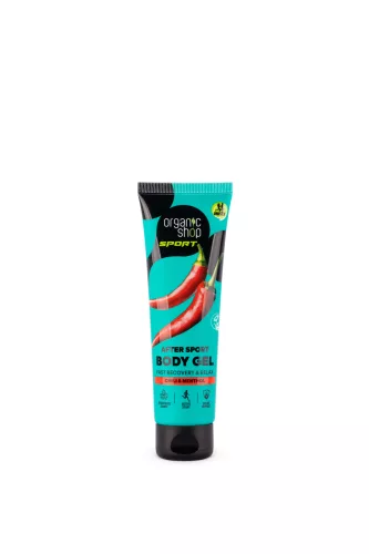 Organic Shop sportolás utáni gél chilivel és mentollal 75 ml