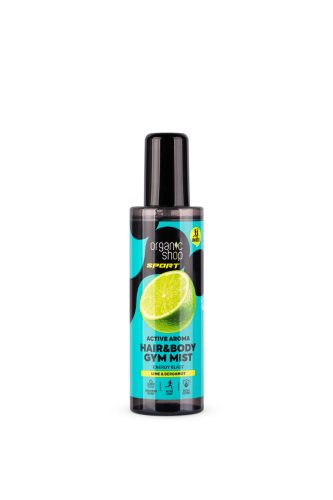 Organic Shop “active aroma” haj- és testpermet lime-mal és bergamottal 200 ml