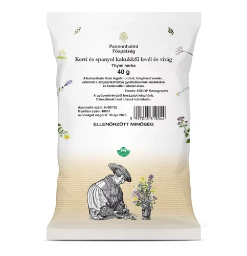 Pannonhalmi kerti kakukkfű tea 40 g