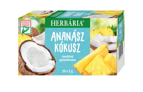 Herbária ananász kókusz ízesítésű gyümölcstea 20x2g 40 g