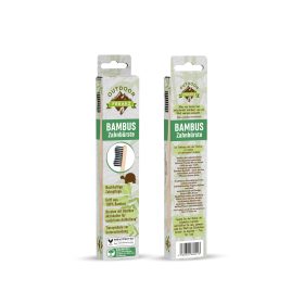 Outdoor Freakz bambusz fogkefe aktív szenes sörtével 1 db