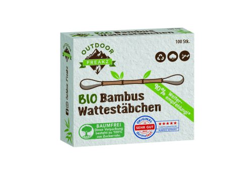 Outdoor Freakz bio-bambusz és pamut vattapálcika 100 db