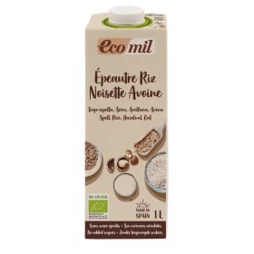 Ecomil bio tönkölybúza, rizs, zab, mogyoró ital 1000 ml