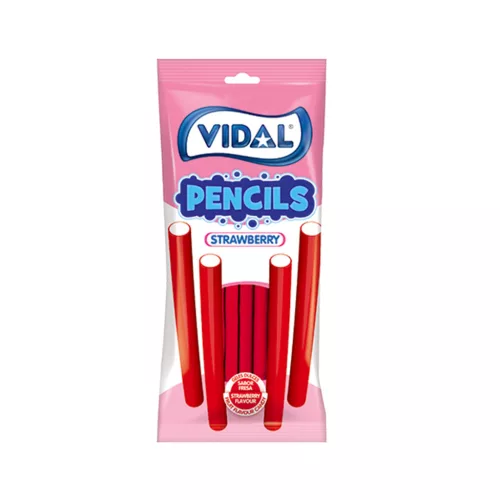 Vidal gumicukor strawberry pencils 90 g