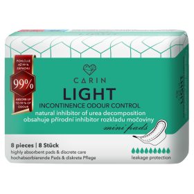   Carin light incontinence odour cintrol egészségügyi betét 8 db