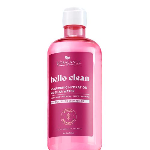 Biobalance hello clean hidratáló micellás víz hialuronsavval minden bőrtípusra 500 ml