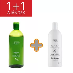   Ziaja olívaolaj tusfürdő 500 ml+1 db ajándék kecsketejes tusfürdő 500 ml