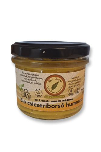 Bio Berta bio vegán krém: bio csicseriborsó hummusz 100 g