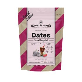   Dave & Jon's dates sour cherry cola mag nélküli ízesített datolya cherry cola ízben, hozzáadott cukor nélkül 125 g