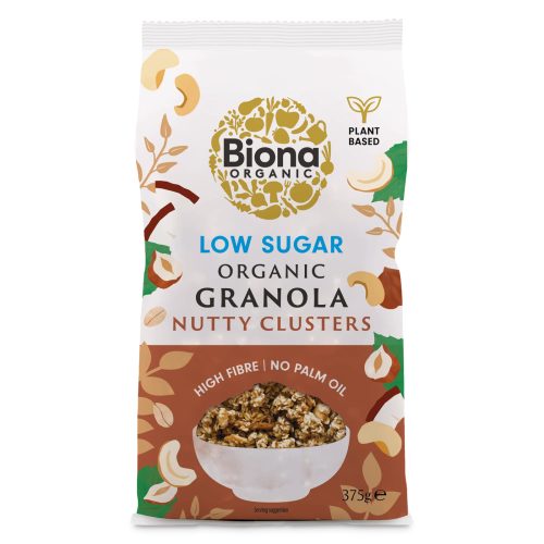 Biona bio granola mogyorós alacsony cukortartalommal 375 g