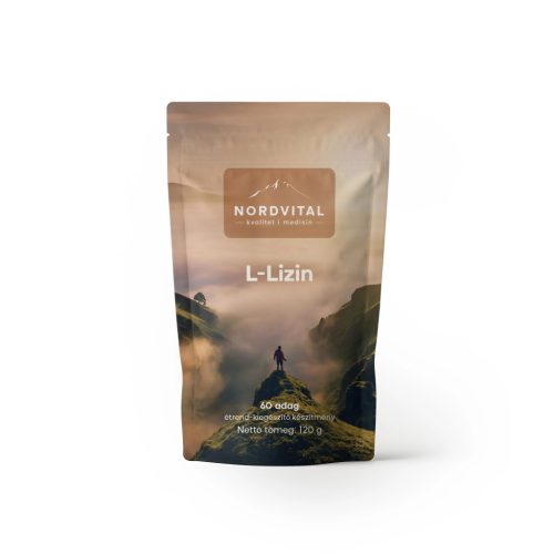 Nordvital l-lizin por 60adag 120 g