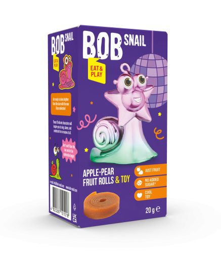 Bob Snail gyümölcstekercs alma-körte eat and play 20 g