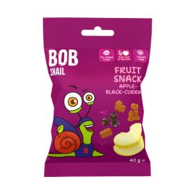 Bob Snail gyümölcs snack alma-feketeribizli 40 g
