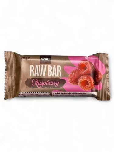 Szafi Life proteines raw bar raspberry gluténmentes 40 g