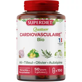   Superdiet cardiovasculaire - a szív és érrendszer támogatására vegán kapszula 150 db