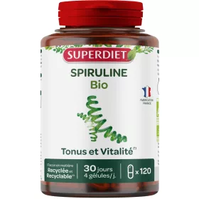   Superdiet spirulina energia és vitalitás vegán kapszula 120 db