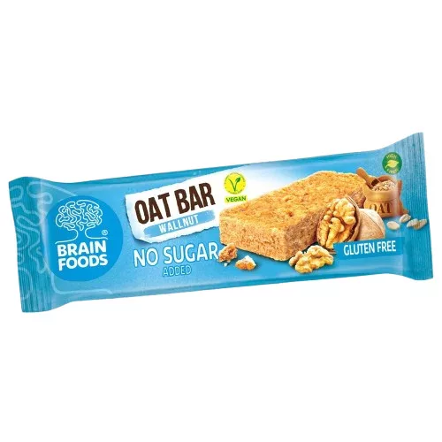 Brain Food gluténmentes zabszelet dió 70 g