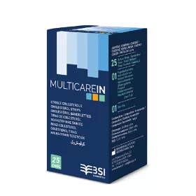 MultiCare IN koleszterin tesztcsík 25db