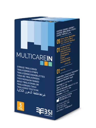 MultiCare IN triglicerid tesztcsík 5db