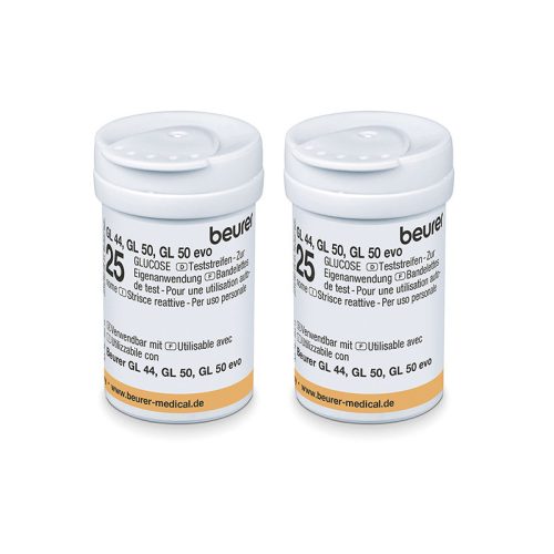 Beurer tesztcsík GL 44 / GL 50 / GL 50 evo 2x25 db