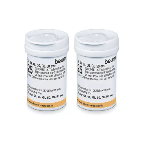 Beurer tesztcsík GL 44 / GL 50 / GL 50 evo 2x25 db