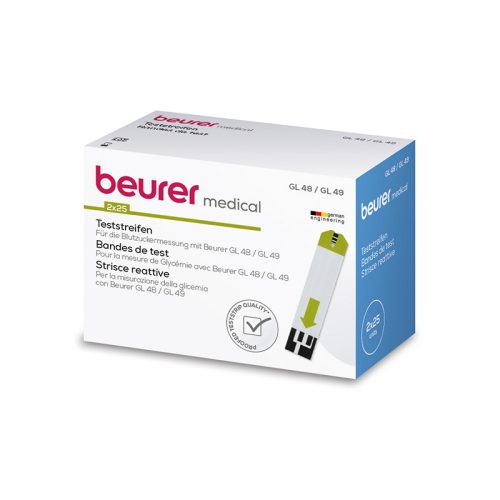 Beurer tesztcsík GL 48 / GL 49 2x25 db