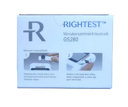 BIONIME RIGHTEST GS280 vércukor tesztcsík 50 db