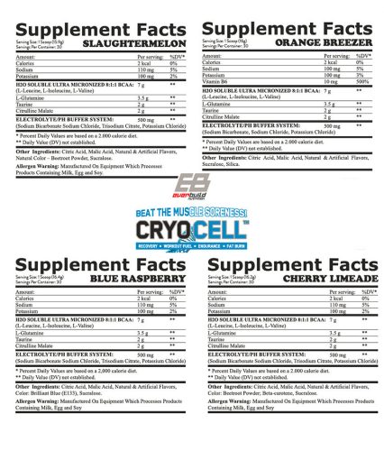 EverBuild Nutrition - CRYO CELL / 30 adag - Slaughter Melon - Aminosav, dinnye