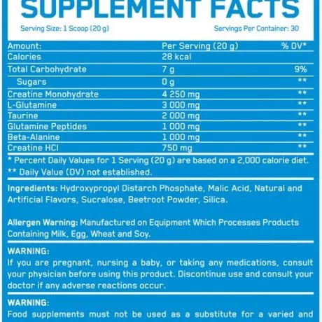 EverBuild Nutrition - CGT Maxx Raspberry / 30 adag - Kreatin-glutamin-taurin, málna