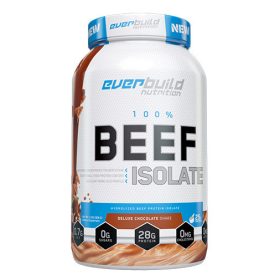   EverBuild Nutrition 100% Beef Isolate 908 g / 1816 g - 908, Vanilla - Marhafehérje izolátum